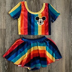 Wild rich kids Disney velvet two piece